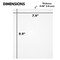 Langdon House Picture Frame Glass Replacements (Crystal Clear, 8x10, 3 Pack) High-Definition, Heat-Strengthened, Semi-Tempered Glass Cover Sheet